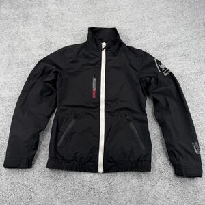 Gaastra Pro Jacket Womens XS Black Nautical Sailing Windproof Full Zip Pocket